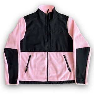 Pink Utility Zip Up Sweater